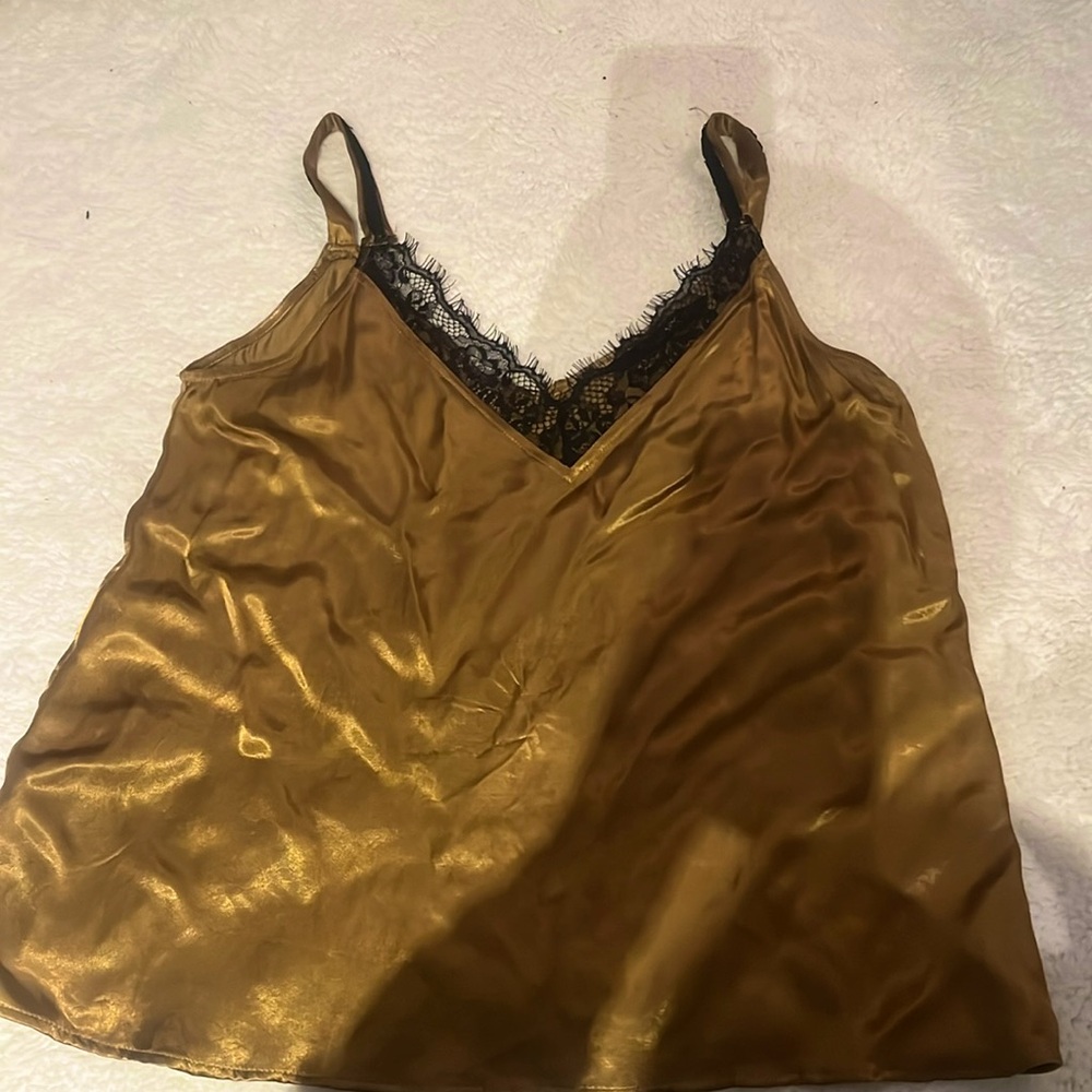 Zara gold tank
